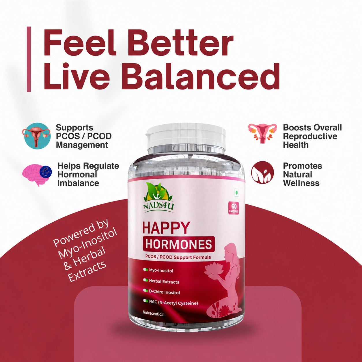 NADS4U Happy Hormones – PCOS / PCOD